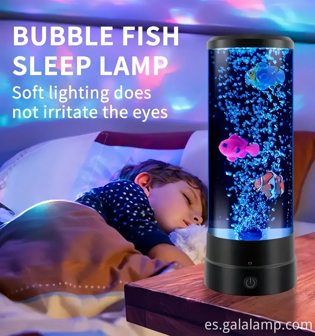 Regalo creativo de luz nocturna de Jellyfish de Fish de Bubble Plug Bubble
